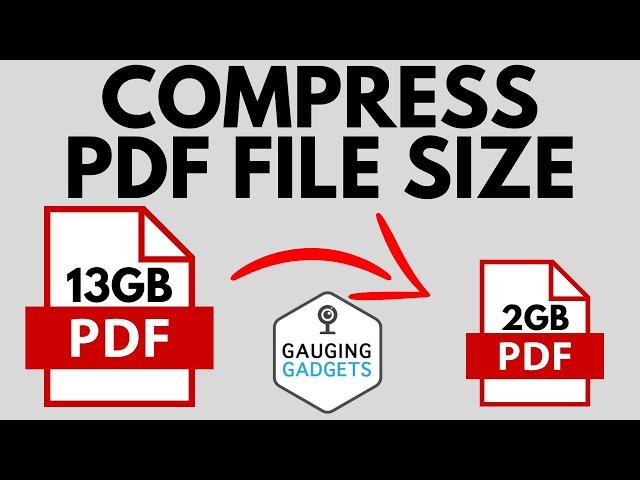 How to Compress PDF File Size Without Losing Quality - Reduce PDF Size