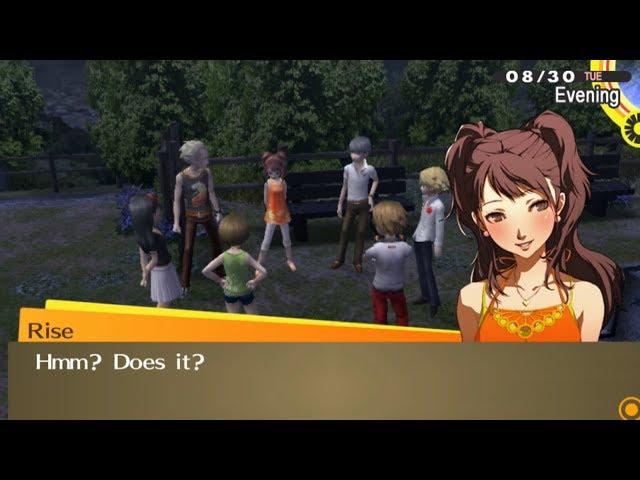 Persona 4 Golden Party Finds Out You Dated Rise, Yukiko Or Chie (Fireworks Festival)