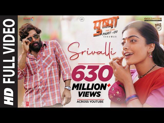 Srivalli (Video) | Pushpa | Allu Arjun, Rashmika Mandanna | Javed Ali | DSP | Sukumar