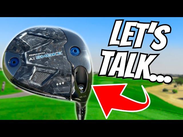 Callaway's BIG PROBLEM With The New 2024 Paradym AI Smoke Driver!