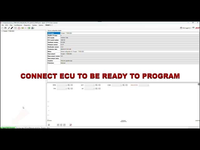 TOMASIN RACING - HOW TO UPLOAD MAPS ONTO YOUR AIM ECU WITH SPARK