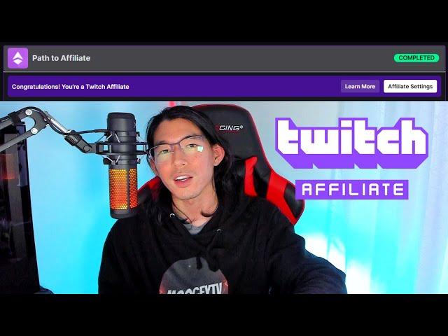 HOW TO HIT TWITCH AFFILIATE (30 DAYS)!