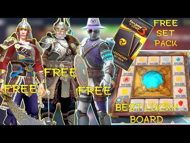 Shadow fight 3: Market madness event | free steel hound set and free set pack & best lucky board.