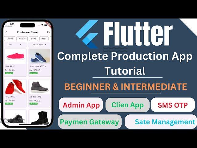 Flutter Complete Production App Tutorial