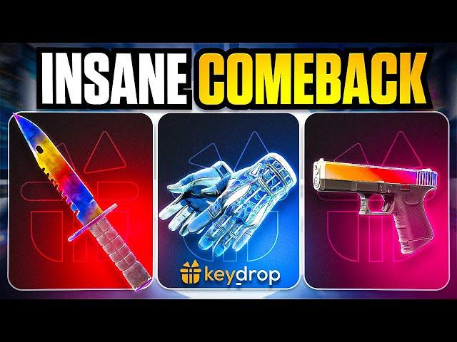 WE MADE INSANE COMEBACK ON KEYDROP?! (Keydrop Promo Code 2024)