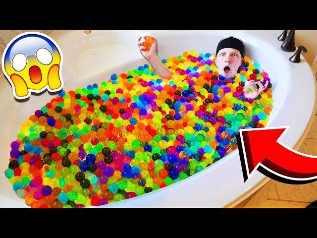 1,000 GIANT ORBEEZ VS MY BATHTUB!