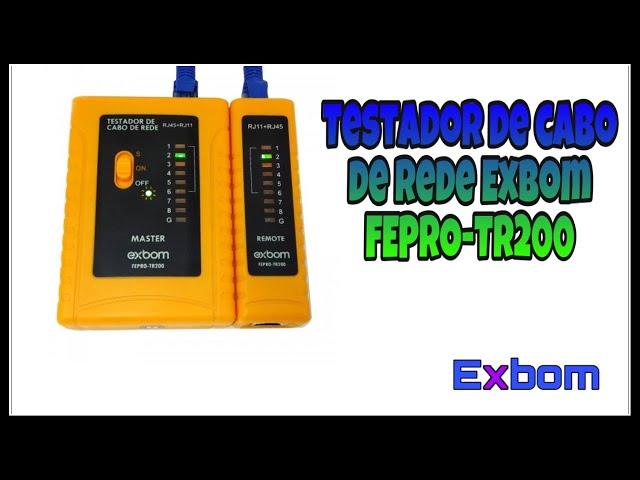 Testador de cabo de rede Exbom  FEPRO-TR200