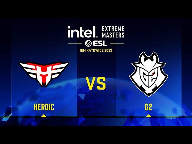 Heroic vs G2 | Map 2 Mirage | IEM Katowice 2023