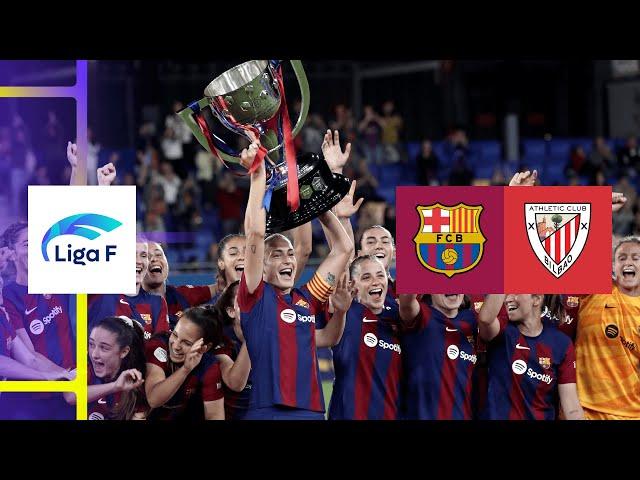 HIGHLIGHTS | FC Barcelona vs. Athletic Club (Liga F 2023-24)