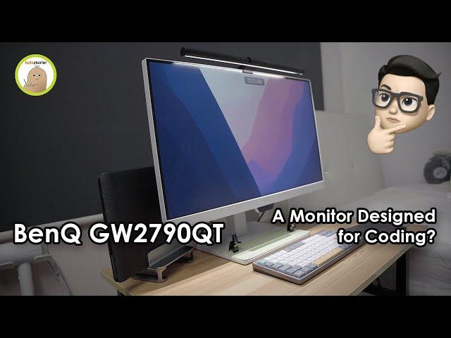 A monitor designed for programming/coding? (ft. the BenQ GW2790QT and ScreenBar)