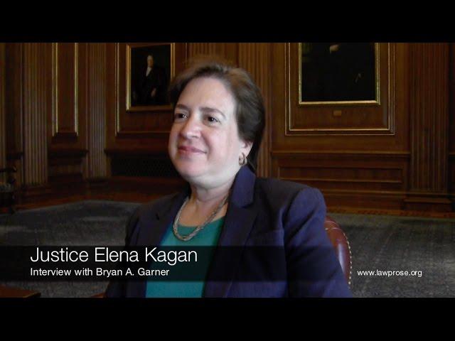 Hon. Elena Kagan, Associate Justice, Part 1 of 4