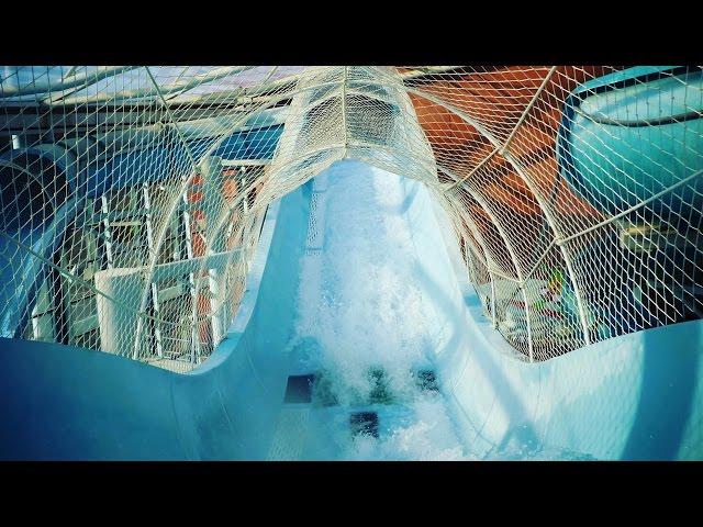 Aquazone Dublin - Master Blaster || Uphill Water Coaster (Onride POV)