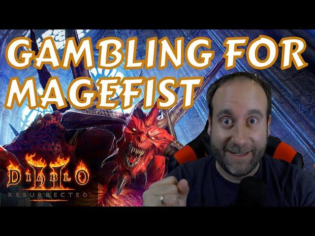 Gambling for BiS Caster Gloves - Diablo 2 Resurrected