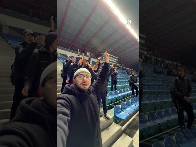 Our fans singing in Tashkent, the support never stops! 