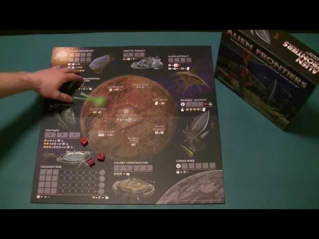 Off The Shelf Board Games - Alien Frontiers Video Review