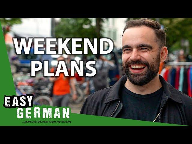 How Do Germans Spend Their Weekends? | Easy German 414