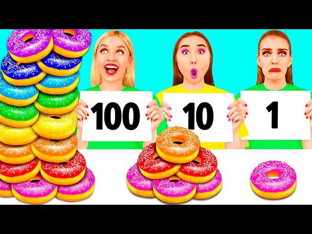 100 Слоев еды Челлендж | Смешные ситуации с едой от Craft4Fun Challenge