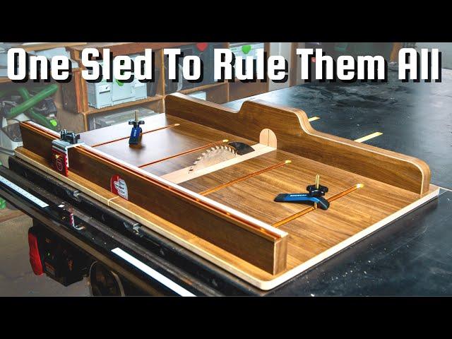 Worlds Nicest Table Saw Sled || Ultimate Table Saw Upgrade