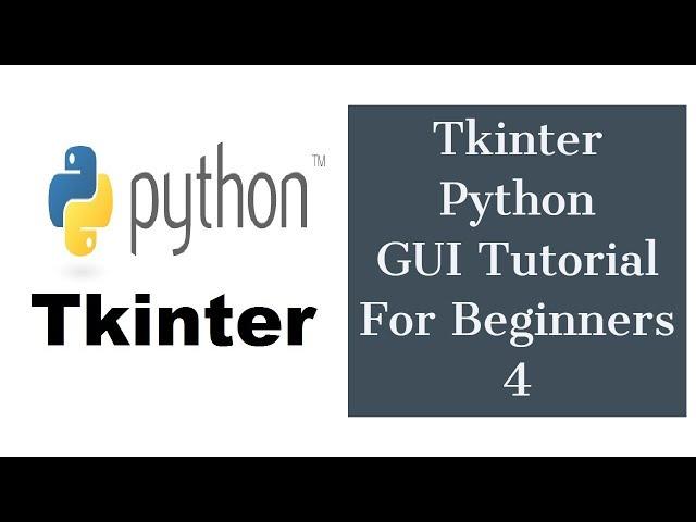 Tkinter Python GUI Tutorial For Beginners 4 - Handle Button Click Event