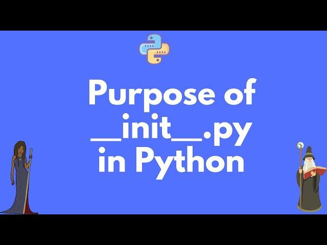 What is __init__.py used for in Python?