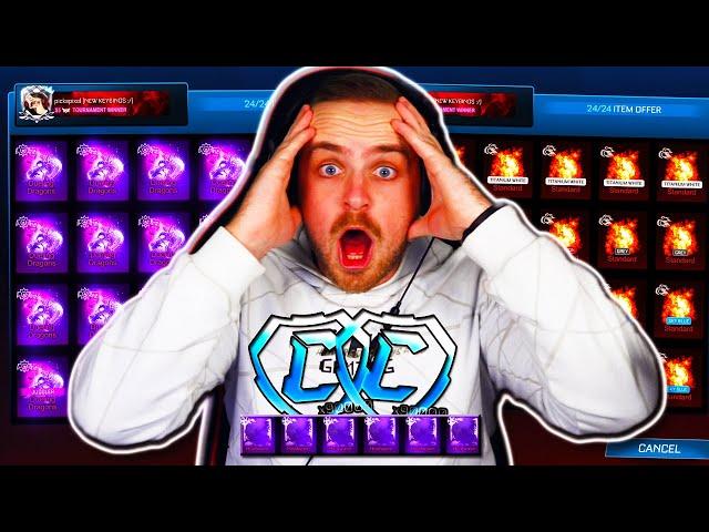 MY BIGGEST TRADING VIDEO! | Trading from ZERO to OVER 100,000 Credits in Rocket League...