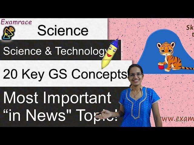 20 Key GS Concepts In Science & Technology: Most Important "in News" Topic!