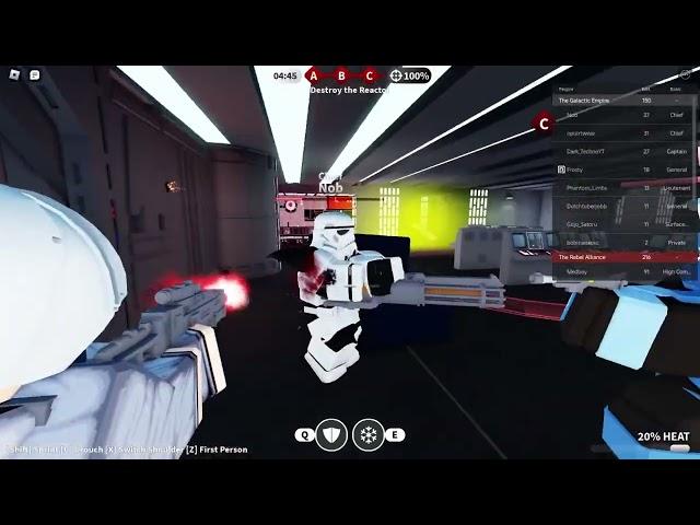 I advance (in XP) with the captain Rank in Roblox Star Wars Battlegrounds