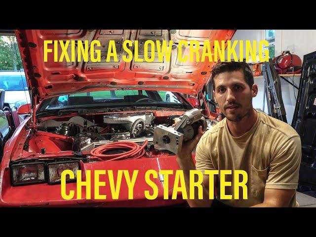 How To: Fix a Slow Cranking Starter (Chevy 350)