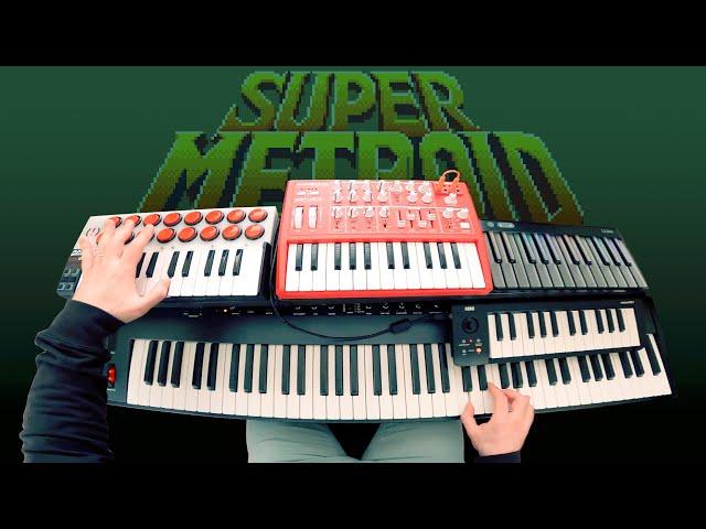 Super Metroid - The Jungle Floor (Live Synth Cover)