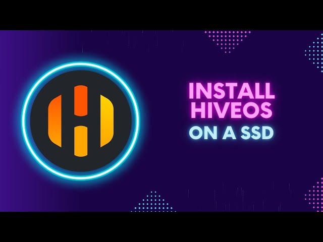 Install Hiveos on SSD 2024