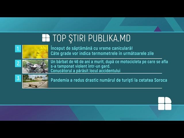 Top 5 cele mai citite ştiri de pe publika.md