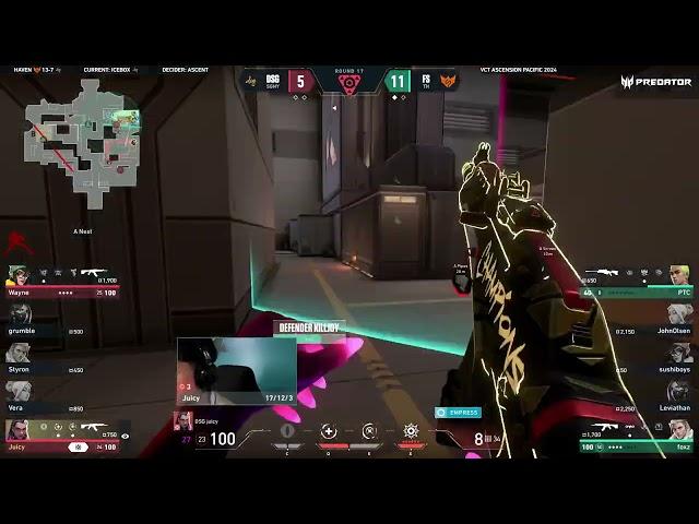 DSG Juicy's ACE on ICEBOX against FS | VCT PACIFIC ASCENSION-2024 |