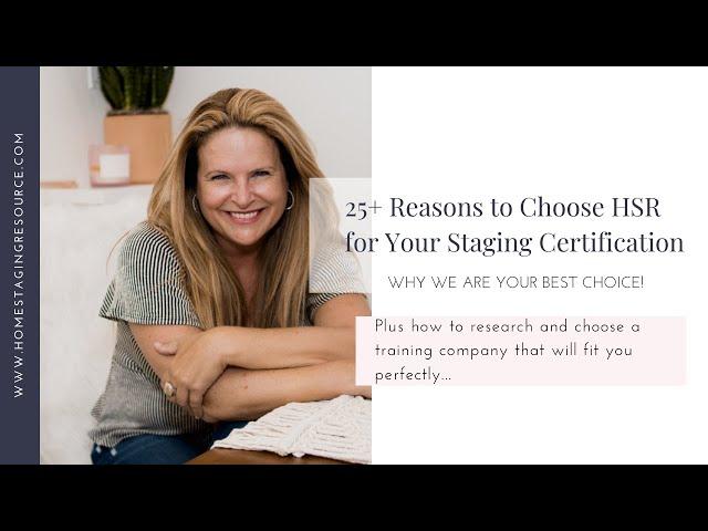 25 Reasons We are the Best Home Staging and Redesign Training Certification Course -Compare Training