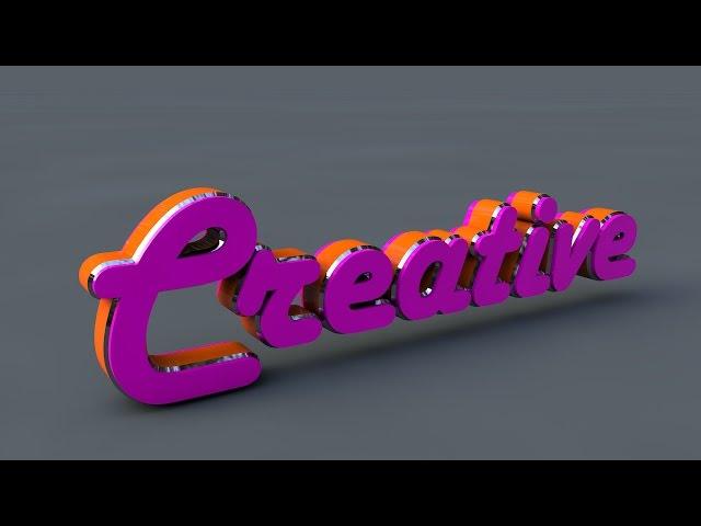 3D Text Tutorial | In Cinema 4D | Hindi / Urdu