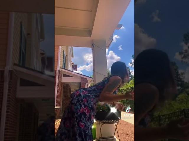 Mom twerking in a dress