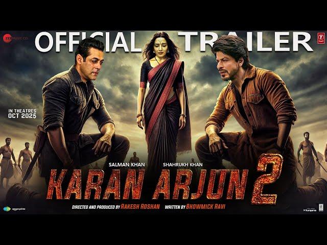 Karan Arjun 2 - Hindi Trailer | Shahrukh Khan, Salman Khan, Madhuri D, Karan Arjun 2 Trailer 2024