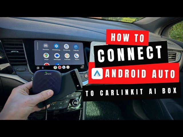 How to connect Android Auto to the Carlinkit AI Box / TBox Plus