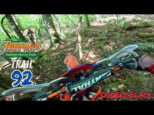 Hatfield McCoy Trail - Tornado - Trail 92 Double Black