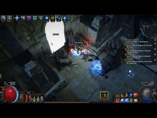 Storm Brand Build Path of Exile Colonnade T4 Map in  3 9 Metamorph