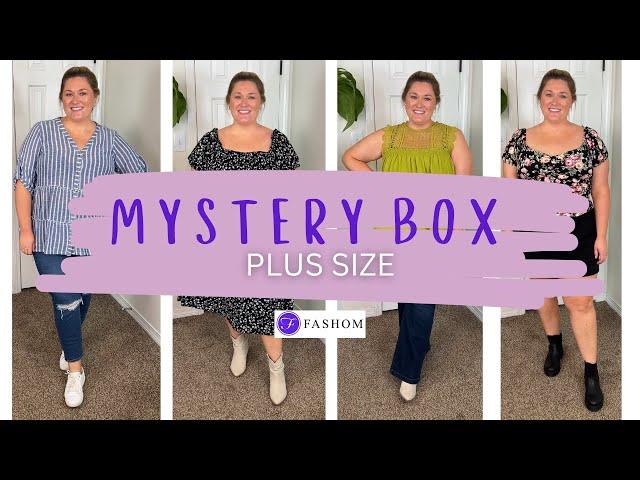 PLUS SIZE MYSTERY BOX | FASHOM UNBOXING + TRY-ON