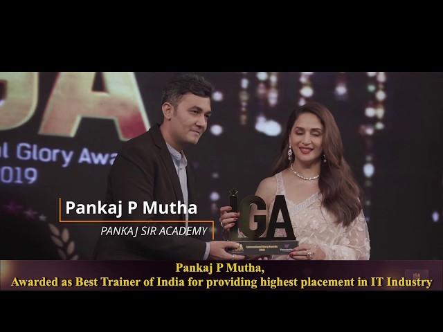 Pankaj Sir Academy - India's First Trainer to receive award by Padma Shri awardee Madhuri Dixit