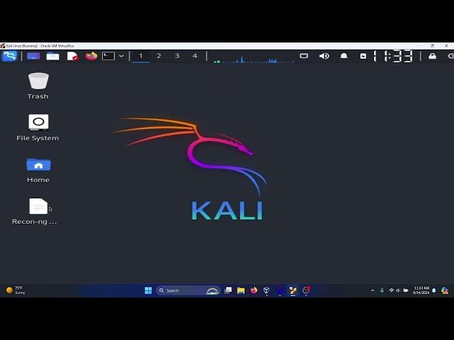 Kali Linux -  Recon-ng Module Installation and Run / Hackertarget