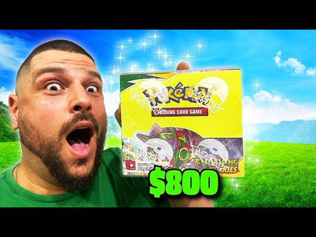 *$800* Evolving Skies Booster Box Opening In 2024 (1000 Subs!)