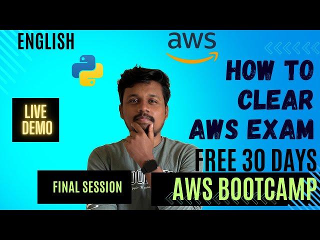 Live  AWS SQS and How to clear AWS Exams | Final Session | English