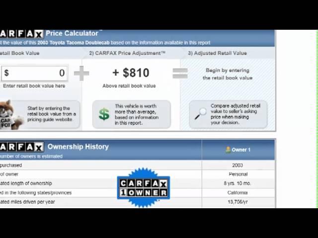 Carfax versus Autocheck - A direct comparison