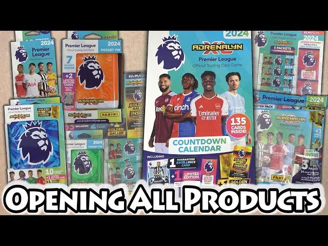 Opening Every Panini ADRENALYN XL 2024 Product | Multis, Tins & Advent Calendar | Adrenalyn XL Guide