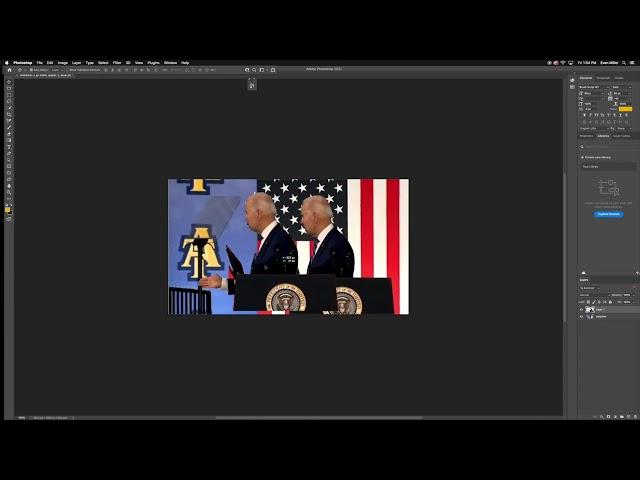 How to Use Photoshop to Make Joe Biden Not Lonely by Evan Miller