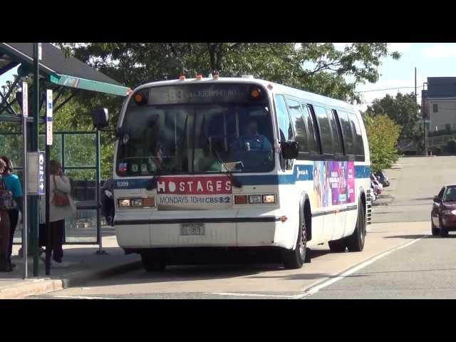 MTA Regional Bus Nova RTS #9399 on the S89 at the Bayonne 34th Street HBLR Station