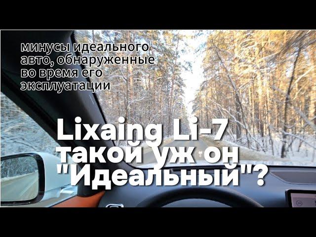 Lixiang Li-7: Минусы автомобиля выявленные во время эксплуатации