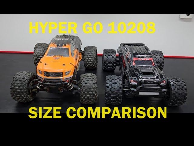 MJX  Hyper Go 10208 v1.0 Size Comparison vs ARRMA Granite Rlaarlo Omni Terminator 14210 16208